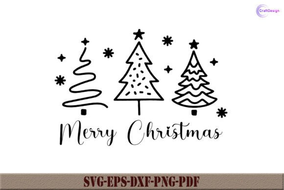 Merry Christmas SVG Christmas Tree SVG