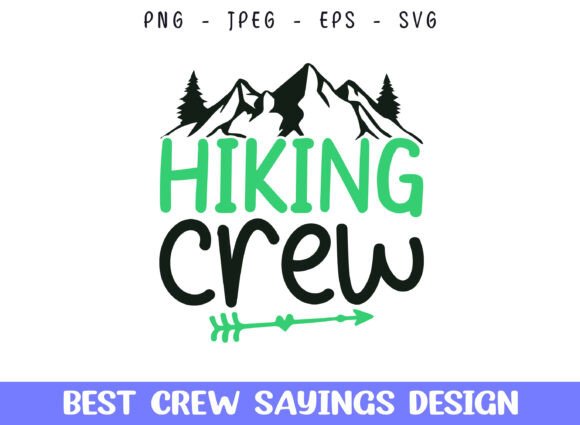 Mountain Hiking Crew SVG Designs