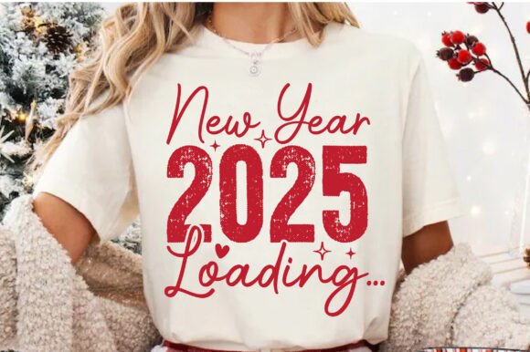 New Year 2025 Loading SVG