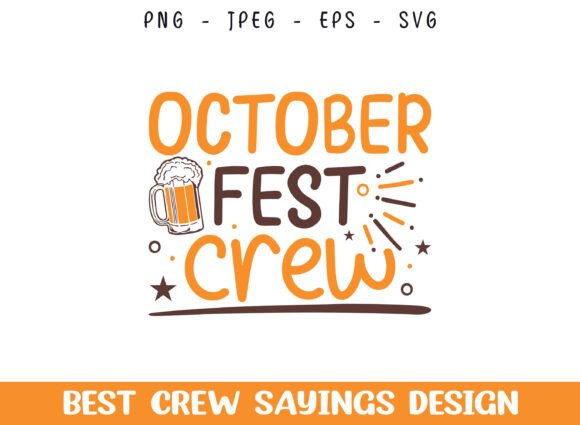 Octoberfest Party Crew SVG Design