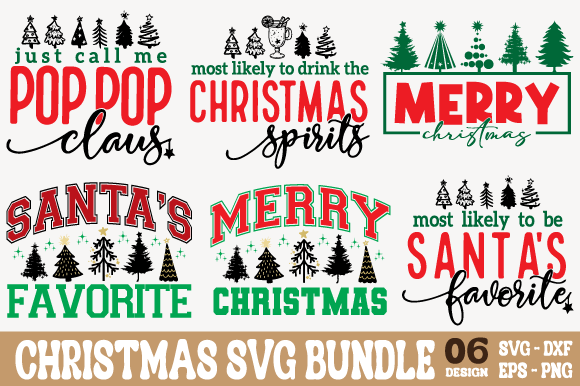 Retro Christmas SVG Bundle Review