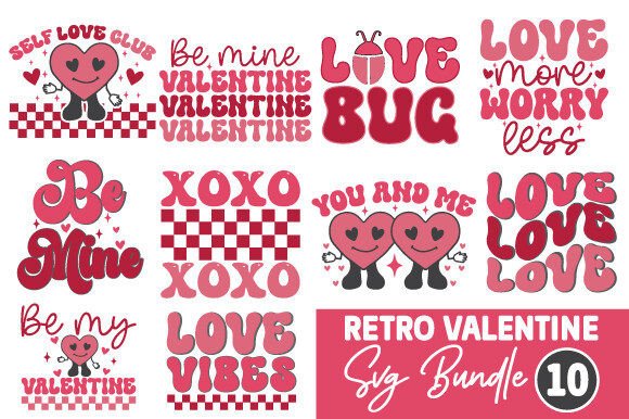 Retro Valentine SVG Bundle Review