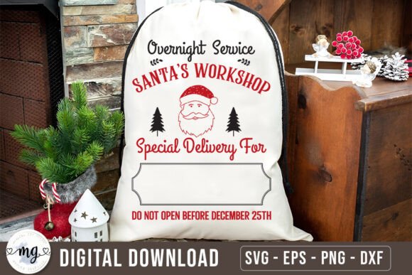 Santa Sack SVG Overnight Service