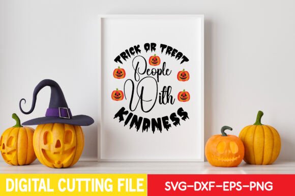 Trick or Treat People with Kindness Svg