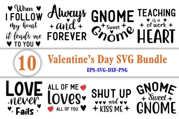 Valentine's Day SVG Design Bundle